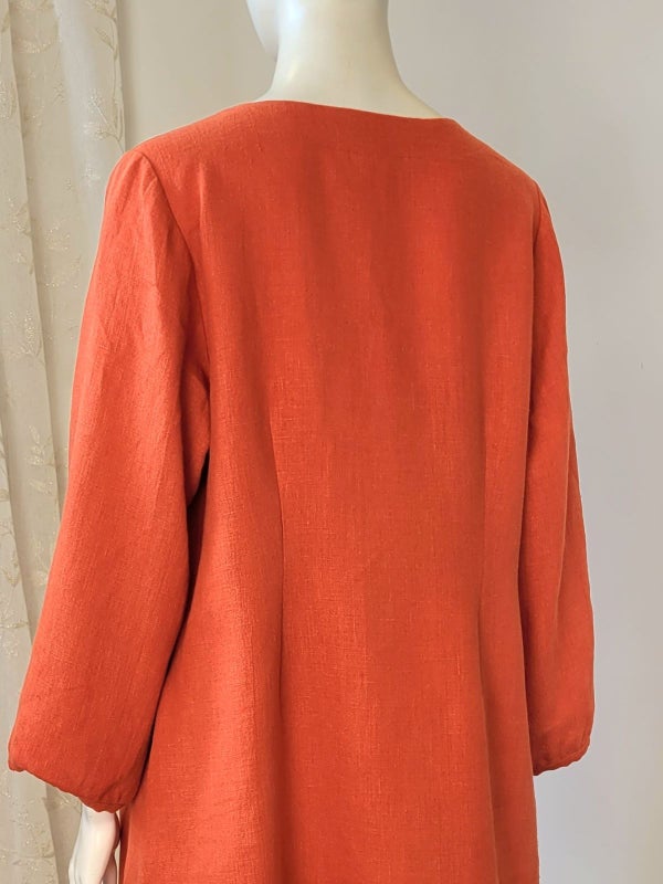 Pellavapaidassa on sel&auml;ss&auml; muotolaskokset