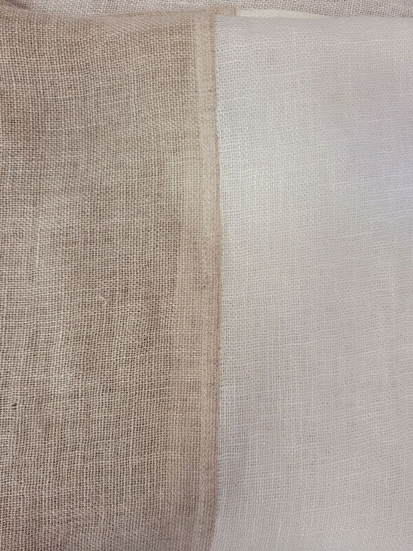 3. Huivit ohutta harsomaista pellavaa