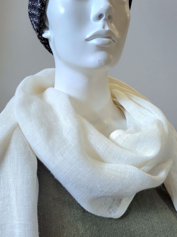 2. Harsomainen pellavahuivi